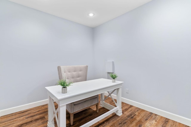 6421 S Valley Brook Ct, Springfield, MO 65810 - office space with wood finished floors and recessed lighting