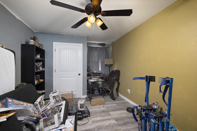 2080 State Route 14, West Plains, MO 65775 - office space featuring wood finished floors and ceiling fan