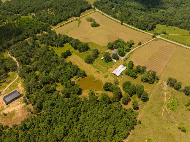 2080 State Route 14, West Plains, MO 65775 - overview of rural landscape with large plots for crops and a large body of water