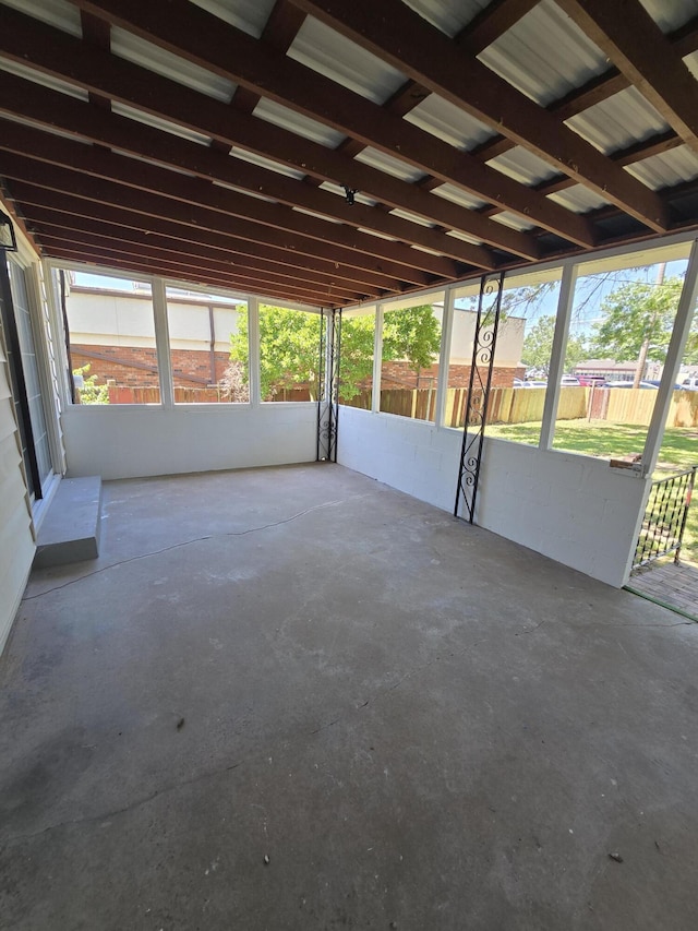 1008 3rd St, Monett, MO 65708 - view of unfurnished sunroom