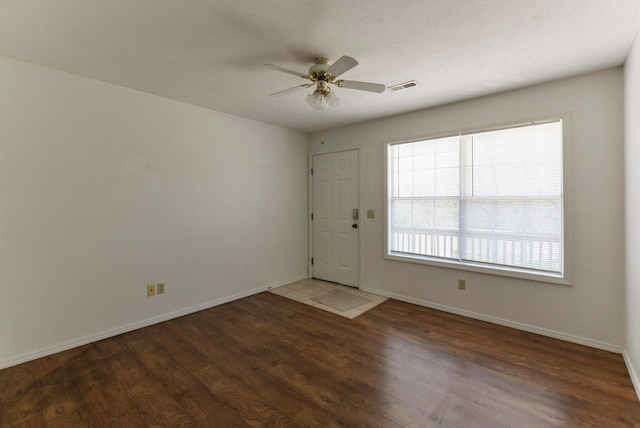 9755 State Highway 13, Kimberling City, MO 65686 - unfurnished room featuring wood finished floors and ceiling fan