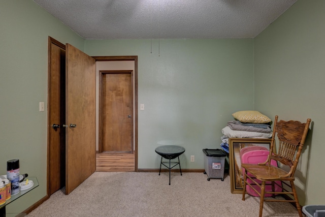 2148 Carrie St, Carthage, MO 64836 - miscellaneous room with a textured ceiling and carpet