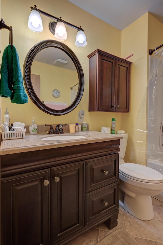 2148 Carrie St, Carthage, MO 64836 - bathroom with vanity and tile patterned floors