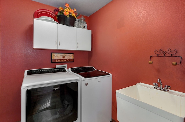 14521 Lawrence Unit 2145, Mount Vernon, MO 65712 - washroom featuring cabinet space and independent washer and dryer