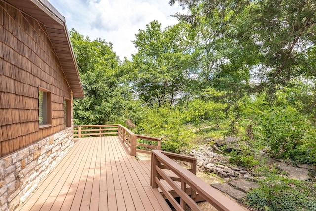 537 Watson Rd, Branson, MO 65616 - view of wooden terrace
