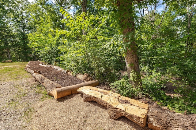 537 Watson Rd, Branson, MO 65616 - view of yard featuring a forest view