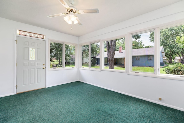 6 Maple Ct, Branson, MO 65616 - unfurnished sunroom featuring carpet and baseboards