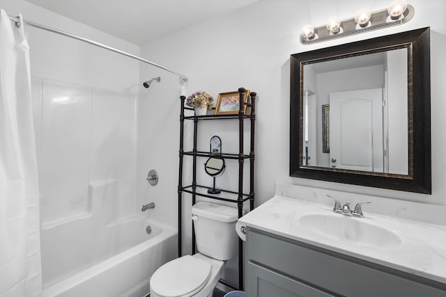 135 Pin Oak Ct, Hollister, MO 65672 - full bathroom featuring shower / bathtub combination with curtain and vanity