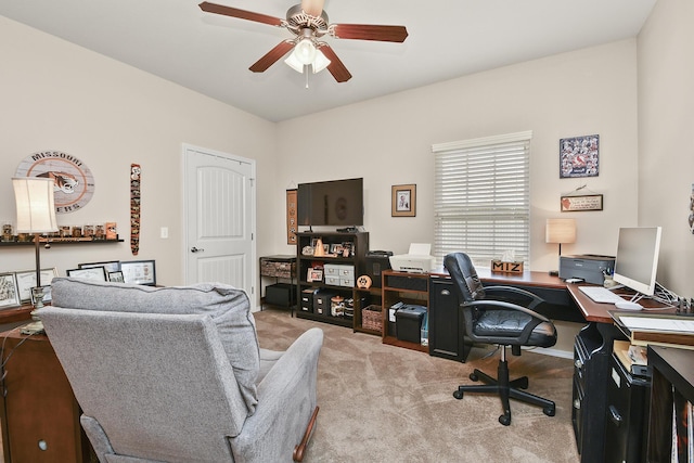 1376 N Sandy Creek Cir # 1, Nixa, MO 65714 - carpeted office space featuring ceiling fan