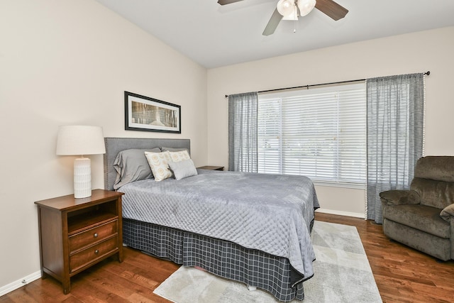 1376 N Sandy Creek Cir # 1, Nixa, MO 65714 - bedroom featuring wood finished floors and a ceiling fan