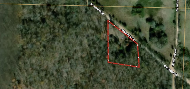 1103 Riverview Dr, Mammoth Spring, AR 72554 - map / location with property parcel outlined