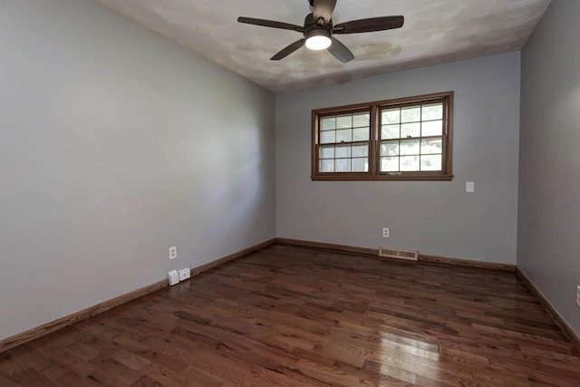 2210 S Catalina Ave, Springfield, MO 65804 - unfurnished room with wood finished floors and a ceiling fan