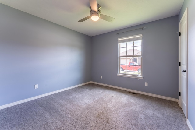 865 E Striper Dr, Nixa, MO 65714 - carpeted empty room featuring ceiling fan and baseboards