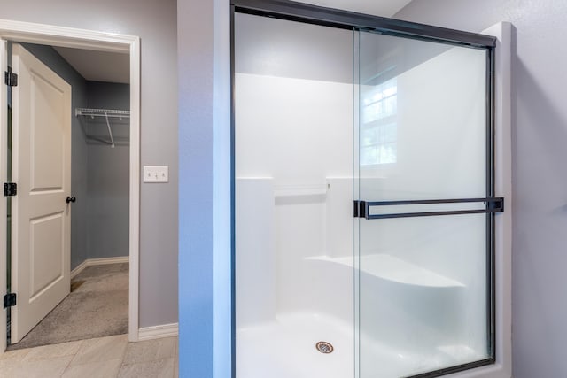 865 E Striper Dr, Nixa, MO 65714 - full bathroom with a stall shower and a spacious closet