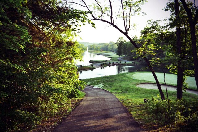 201 Silver Oak Ln, Branson West, MO 65737 - surrounding community with a water view and a putting green
