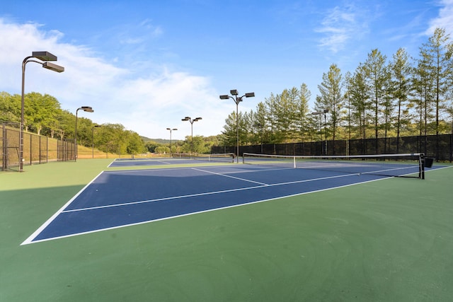 201 Silver Oak Ln, Branson West, MO 65737 - view of tennis court featuring community basketball court
