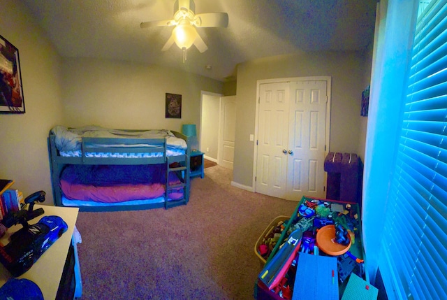 5537 S Pinehurst Ave, Springfield, MO 65810 - carpeted bedroom with ceiling fan