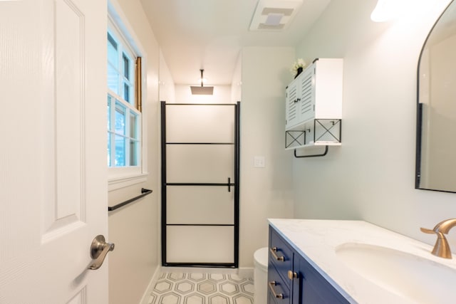 1728 E Camino Alto St, Springfield, MO 65804 - bathroom with vanity and a shower