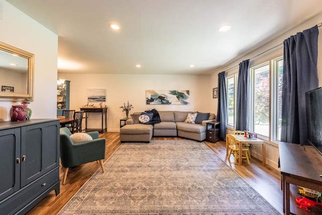 1728 E Camino Alto St, Springfield, MO 65804 - living area with light wood-style floors and recessed lighting