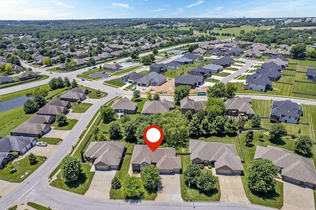 1545 N Oakfair Pl, Springfield, MO 65802 - aerial perspective of suburban area
