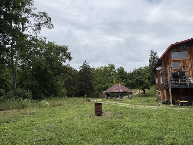 421 N Emory Creek Rd, Walnut Shade, MO 65771 - view of grassy yard with a wooded view