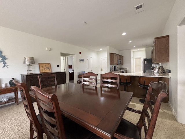 330 S Wildwood Dr Unit B1, Branson, MO 65616 - dining space featuring recessed lighting and light carpet