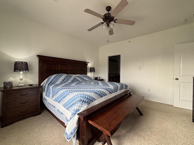 330 S Wildwood Dr Unit B1, Branson, MO 65616 - bedroom with light colored carpet and a ceiling fan