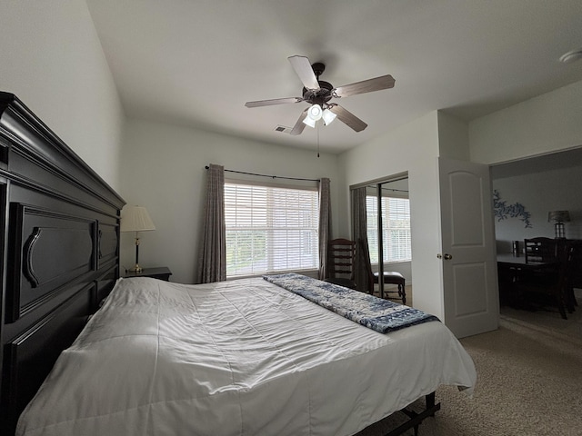 330 S Wildwood Dr Unit B1, Branson, MO 65616 - carpeted bedroom with a ceiling fan and a closet