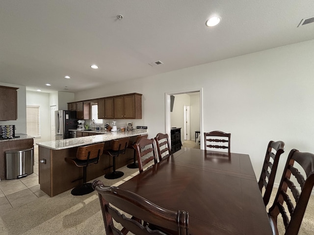 330 S Wildwood Dr Unit B1, Branson, MO 65616 - dining space with recessed lighting and light carpet