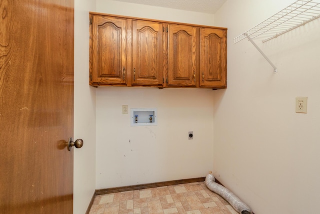 3723 N Vera Cruz Dr, Springfield, MO 65803 - washroom featuring electric dryer hookup, washer hookup, and cabinet space
