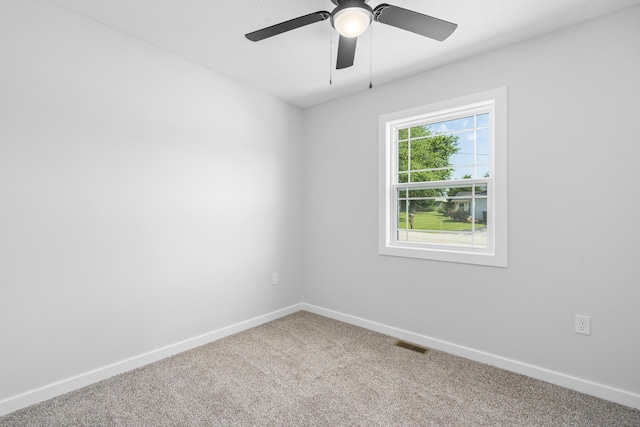 407 W Adamson St, Miller, MO 65707 - spare room featuring carpet and ceiling fan