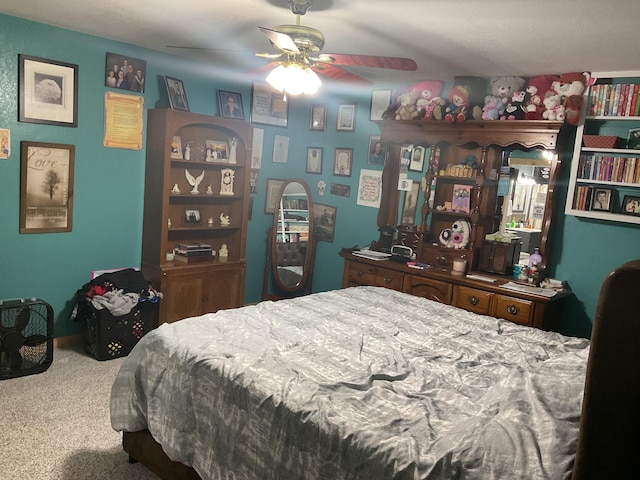 4811 State Route Cc, West Plains, MO 65775 - carpeted bedroom featuring a ceiling fan