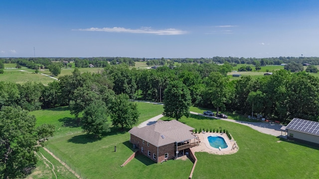 258 State Highway 32, Buffalo, MO 65622 - aerial view of a pool area and a tree filled landscape