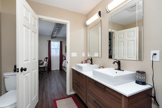 12655 Lawrence Unit 2155, Mount Vernon, MO 65712 - bathroom with wood finished floors and double vanity