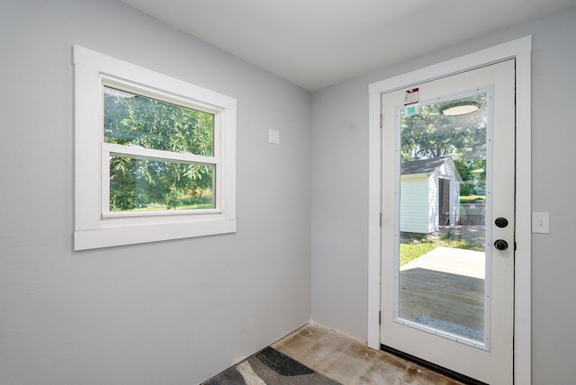 114 N Hobbs St, Miller, MO 65707 - entryway with healthy amount of natural light and light wood-type flooring