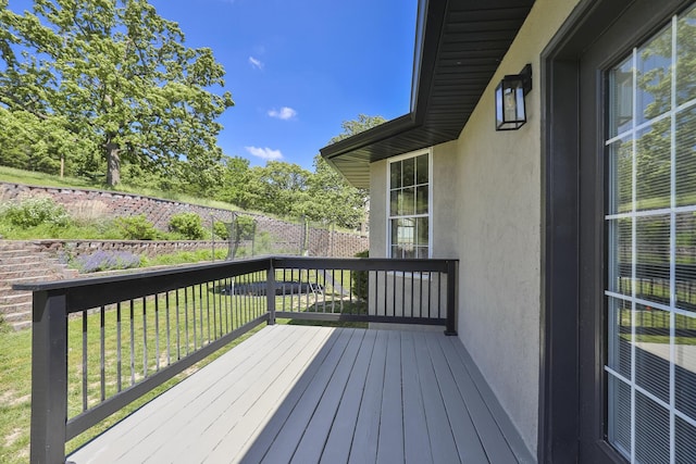 295 Headwaters Dr, Marshfield, MO 65706 - wooden terrace featuring a yard