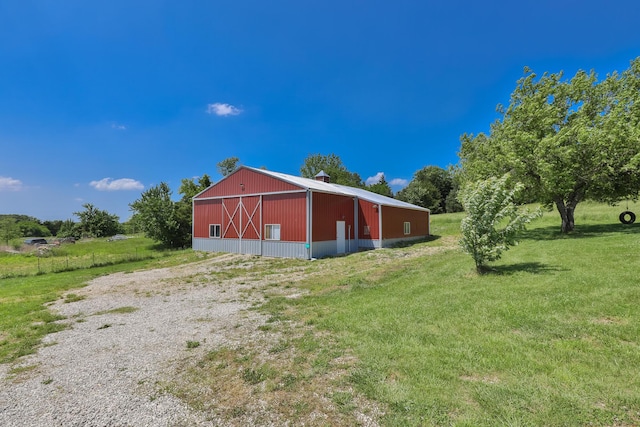 295 Headwaters Dr, Marshfield, MO 65706 - view of pole building with a lawn