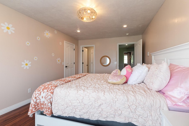 295 Headwaters Dr, Marshfield, MO 65706 - bedroom featuring dark wood-type flooring and recessed lighting