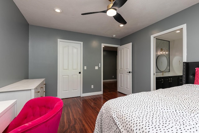 295 Headwaters Dr, Marshfield, MO 65706 - bedroom with wood finished floors, ceiling fan, and recessed lighting