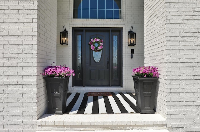 295 Headwaters Dr, Marshfield, MO 65706 - property entrance with brick siding