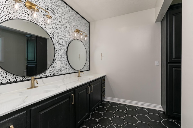 295 Headwaters Dr, Marshfield, MO 65706 - full bath featuring double vanity and tile patterned flooring