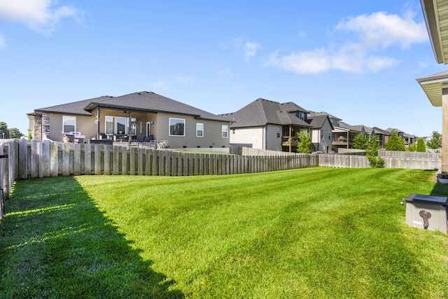 940 E Powers Ct, Nixa, MO 65714 - fenced backyard featuring a residential view
