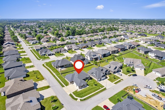 940 E Powers Ct, Nixa, MO 65714 - aerial perspective of suburban area