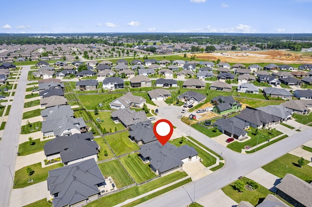 940 E Powers Ct, Nixa, MO 65714 - aerial overview of property's location featuring nearby suburban area