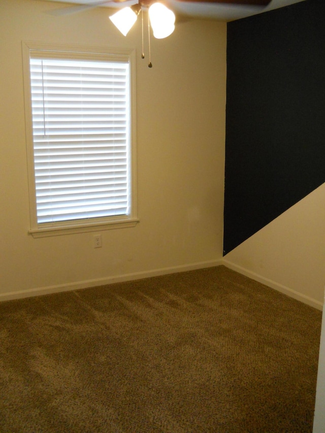 424 Echo Valley Cir, Reeds Spring, MO 65737 - empty room featuring a ceiling fan and carpet flooring