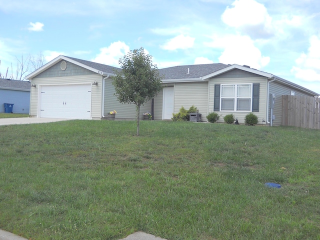 424 Echo Valley Cir, Reeds Spring, MO 65737 - ranch-style home with concrete driveway and a garage