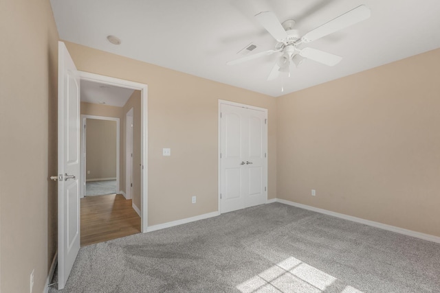 663 N Althea Ave, Nixa, MO 65714 - unfurnished bedroom featuring carpet floors and ceiling fan