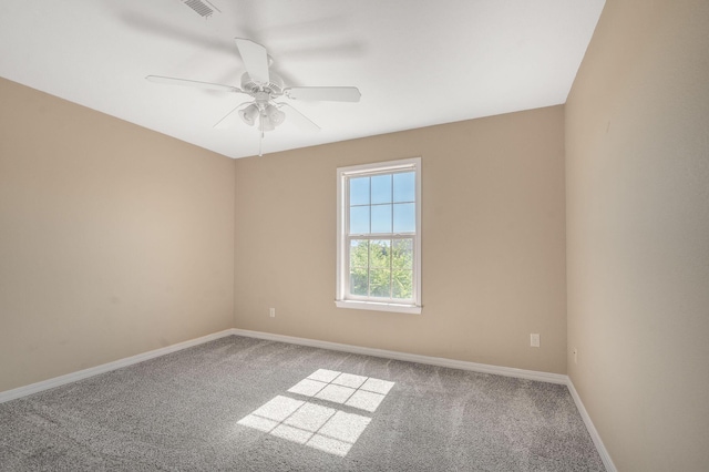 663 N Althea Ave, Nixa, MO 65714 - carpeted spare room with baseboards and a ceiling fan
