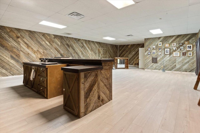 23 Sweetwater Ln, Buffalo, MO 65622 - indoor bar with wood walls, light wood-type flooring, and a drop ceiling