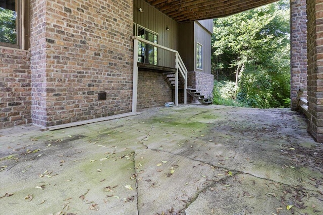 23 Sweetwater Ln, Buffalo, MO 65622 - view of patio featuring stairway